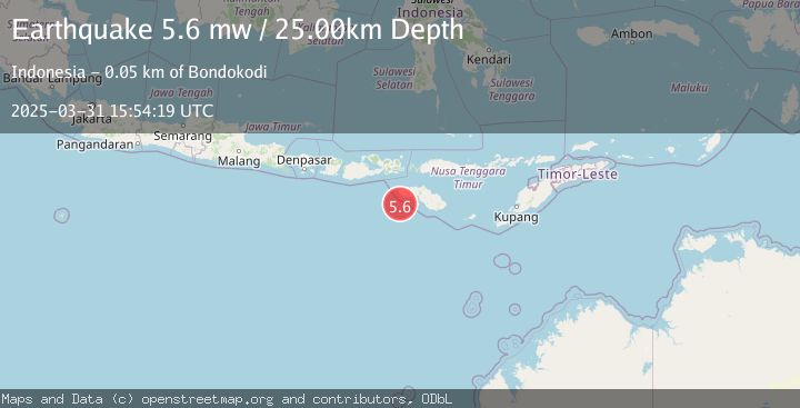 Map of SUMBA REGION, INDONESIA