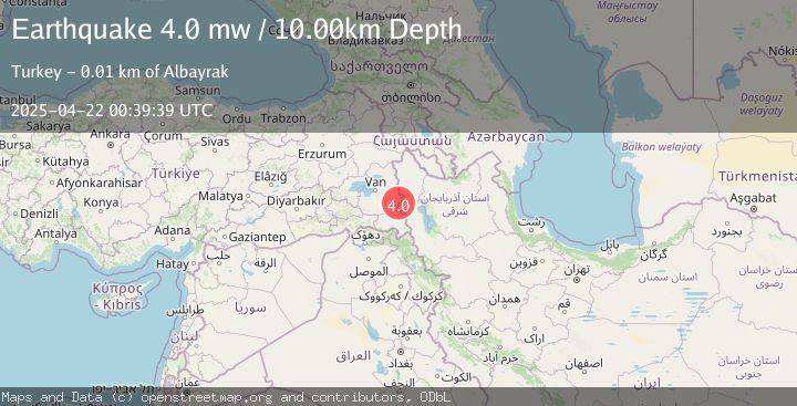 Map of TURKEY-IRAN BORDER REGION