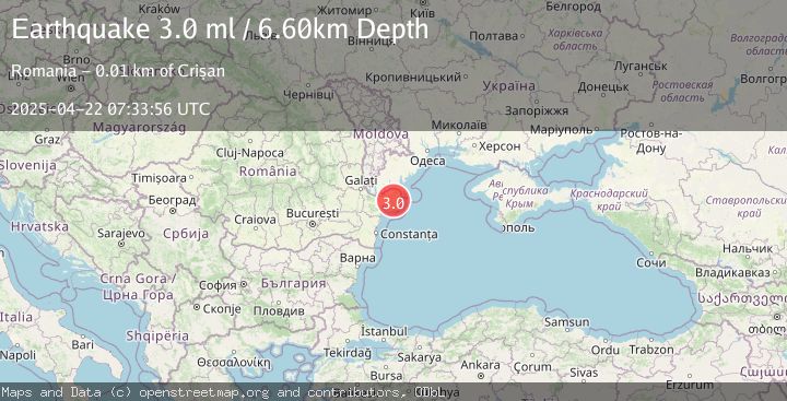 Map of UKRAINE-ROMANIA BORDER REGION