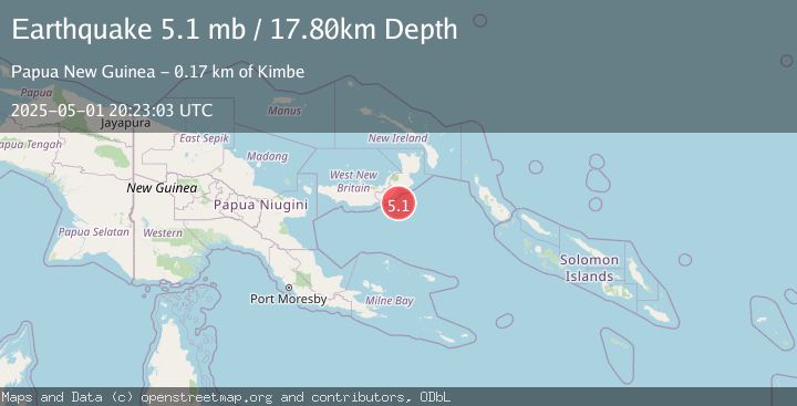 Map of NEW BRITAIN REGION, P.N.G.