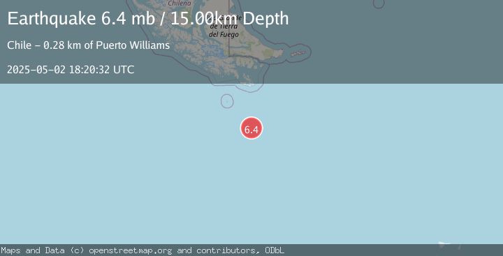 Map of DRAKE PASSAGE