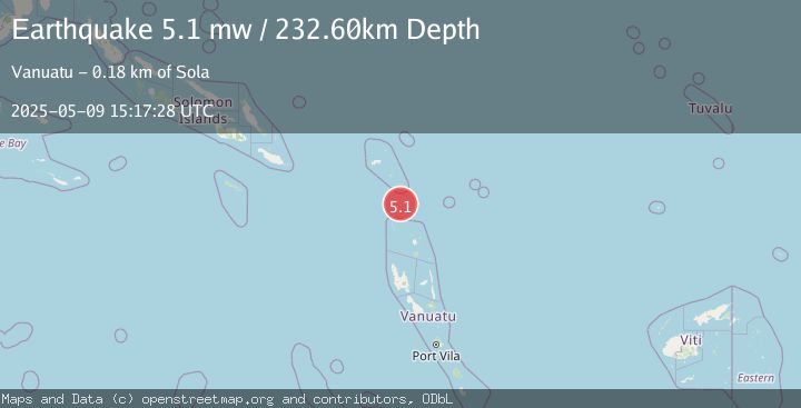 Map of SANTA CRUZ ISLANDS