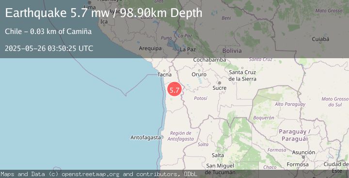Map of TARAPACA, CHILE