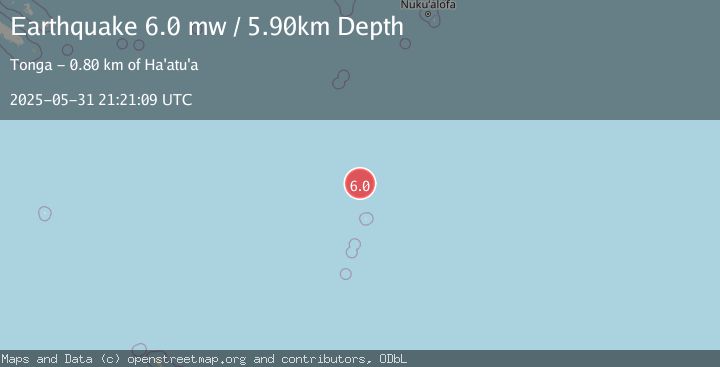 Map of KERMADEC ISLANDS REGION