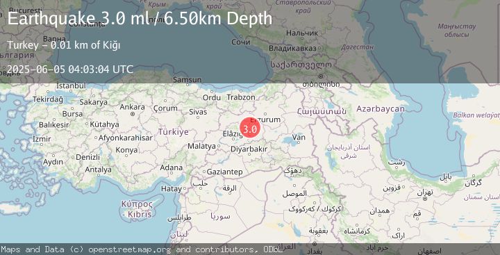 Map of EASTERN TURKEY