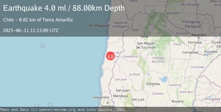 Map of ATACAMA, CHILE