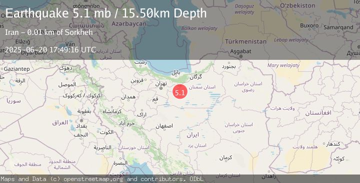 Map of NORTHERN IRAN