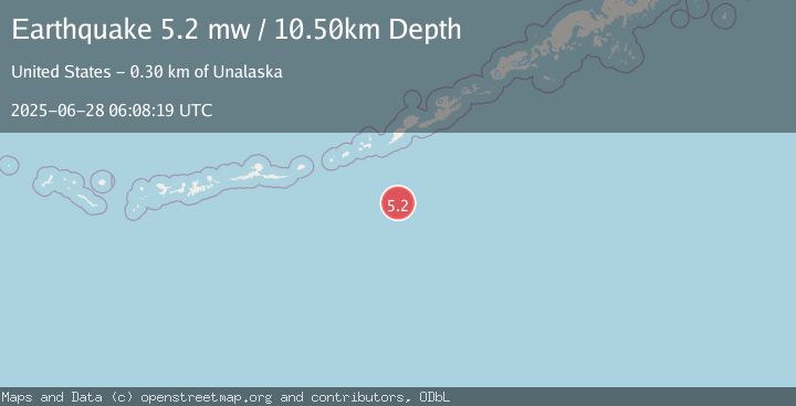 Map of FOX ISLANDS, ALEUTIAN ISLANDS