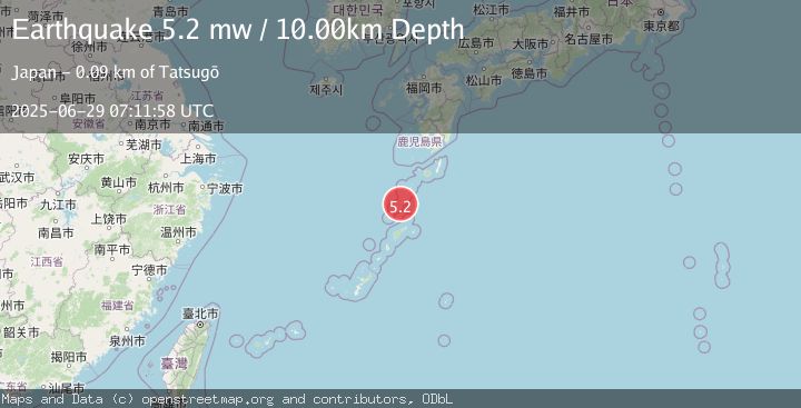 Map of RYUKYU ISLANDS, JAPAN