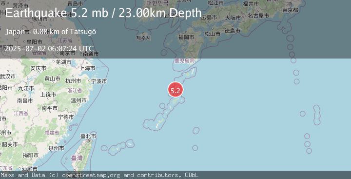 Map of RYUKYU ISLANDS, JAPAN