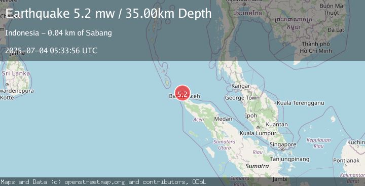 Map of NICOBAR ISLANDS, INDIA REGION