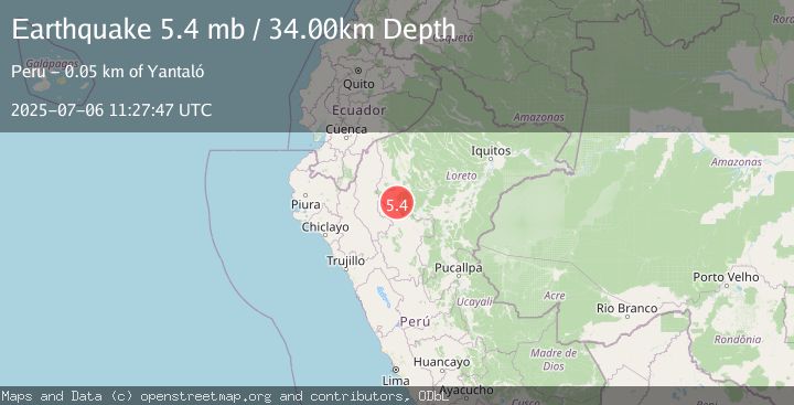 Map of NORTHERN PERU