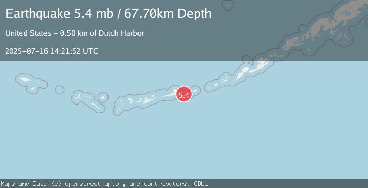 Map of ANDREANOF ISLANDS, ALEUTIAN IS.
