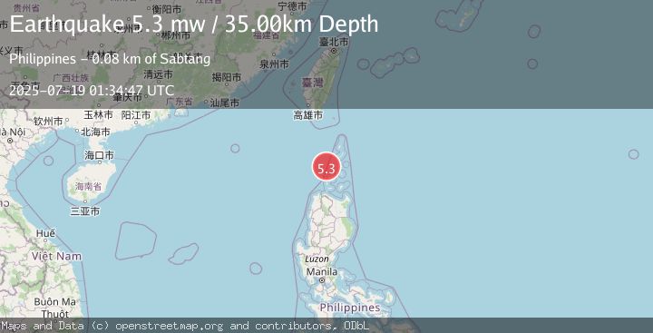 Map of BABUYAN ISL REGION, PHILIPPINES