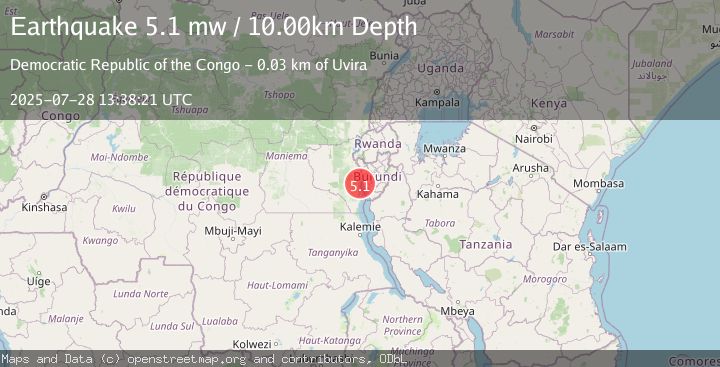 Map of LAKE TANGANYIKA REGION, CONGO