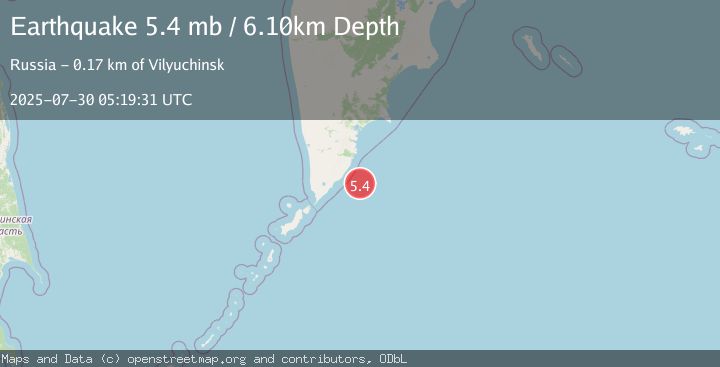 Map of NEAR EAST COAST OF KAMCHATKA