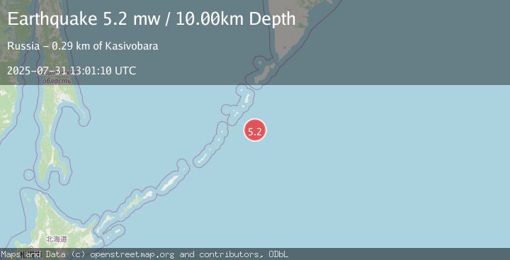Map of KURIL ISLANDS