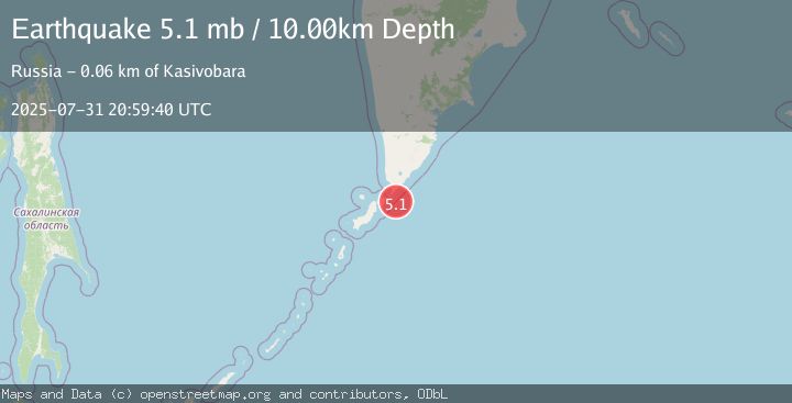 Map of KURIL ISLANDS
