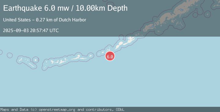 Map of FOX ISLANDS, ALEUTIAN ISLANDS