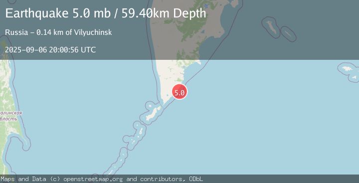 Map of NEAR EAST COAST OF KAMCHATKA