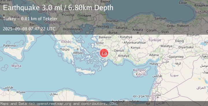 Map of WESTERN TURKEY