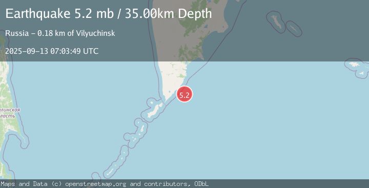 Map of NEAR EAST COAST OF KAMCHATKA