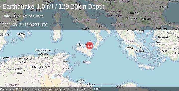 Map of SICILY, ITALY
