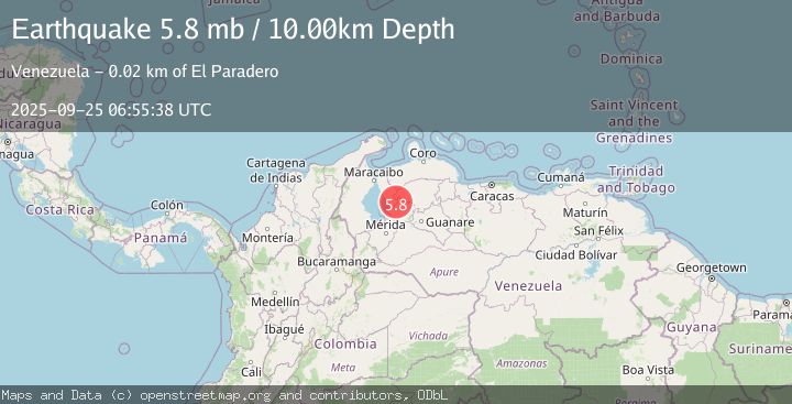 Map of ZULIA, VENEZUELA