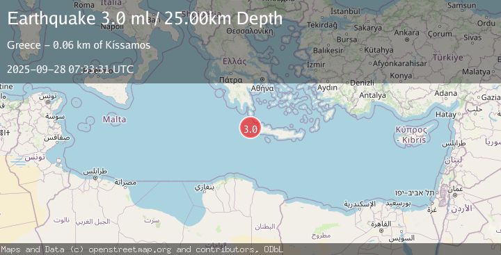 Map of CRETE, GREECE