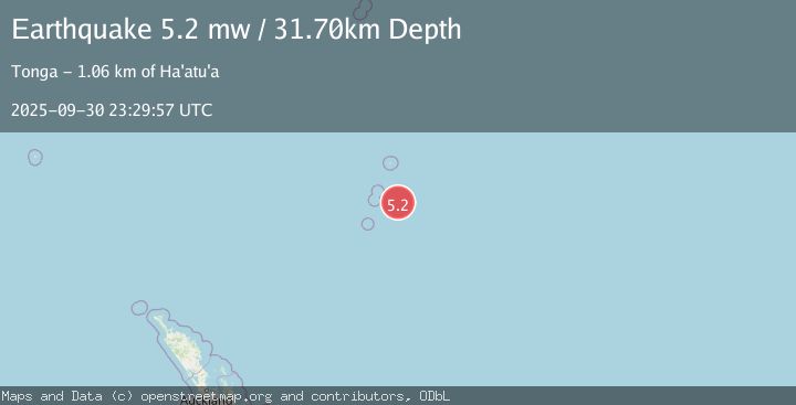 Map of KERMADEC ISLANDS, NEW ZEALAND