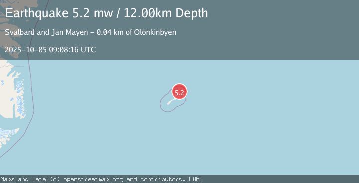 Map of JAN MAYEN ISLAND REGION