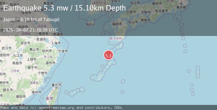 Map of RYUKYU ISLANDS, JAPAN
