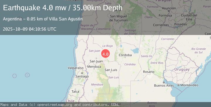 Map of SAN JUAN, ARGENTINA