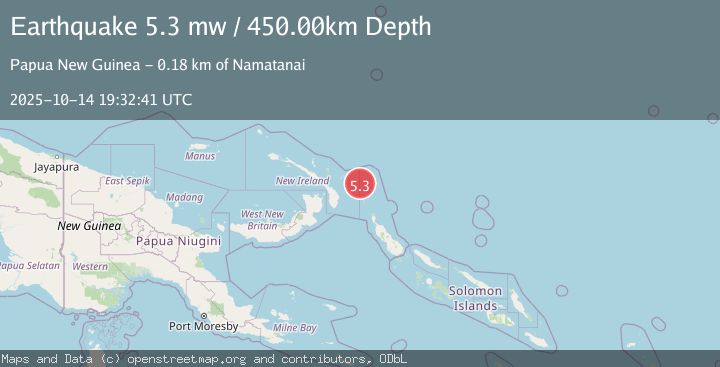 Map of NORTH OF SOLOMON ISLANDS