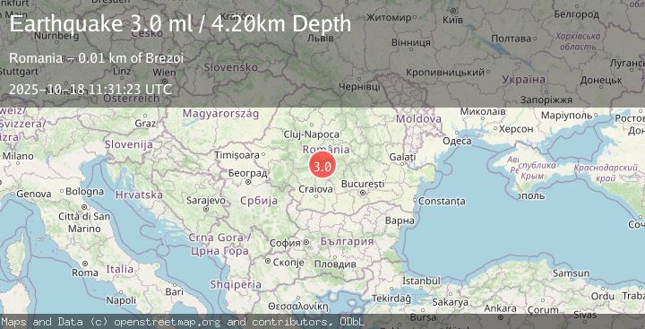 Map of ROMANIA