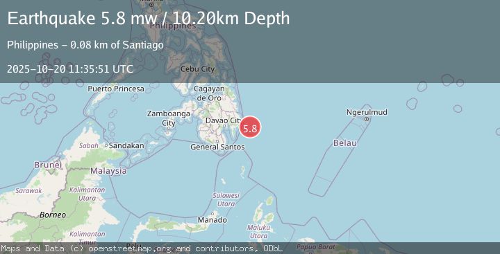 Map of PHILIPPINE ISLANDS REGION