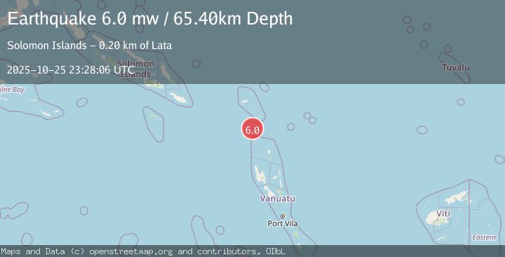 Map of SANTA CRUZ ISLANDS