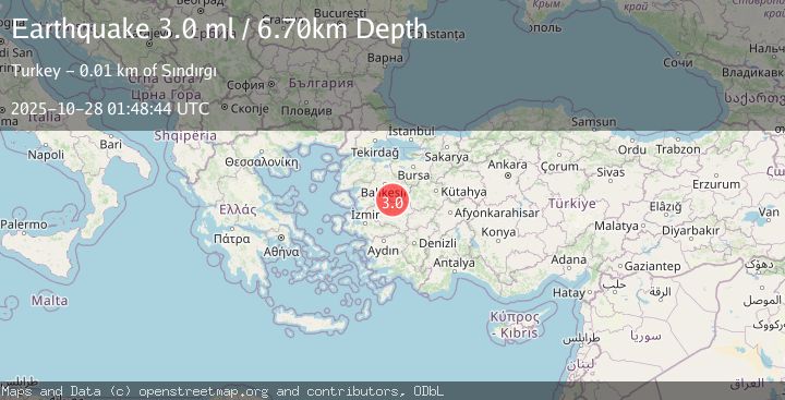 Map of WESTERN TURKEY