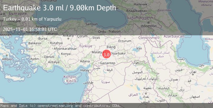 Map of EASTERN TURKEY