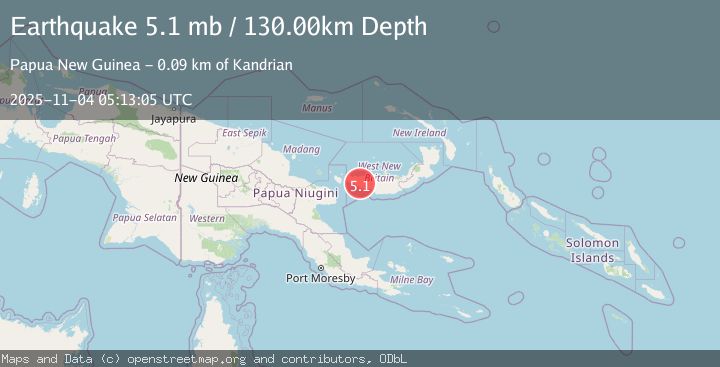Map of NEW BRITAIN REGION, P.N.G.