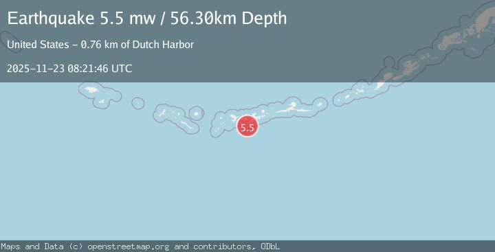 Map of ANDREANOF ISLANDS, ALEUTIAN IS.