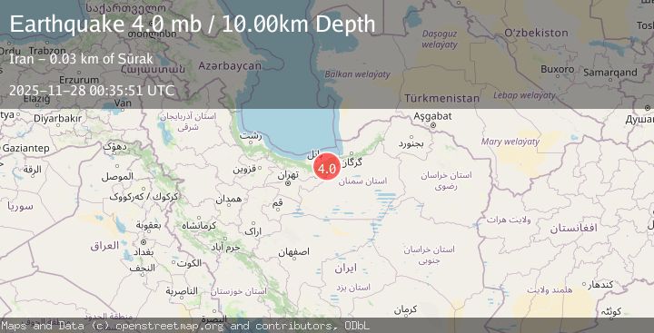 Map of NORTHERN IRAN