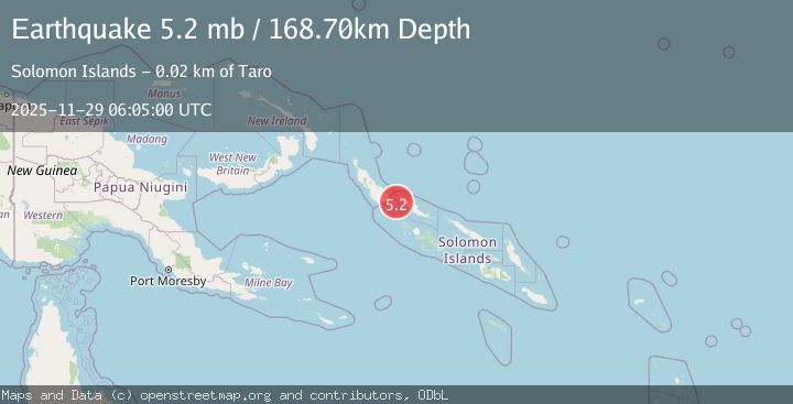 Map of SOLOMON ISLANDS