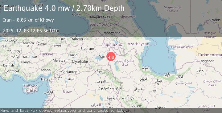 Map of TURKEY-IRAN BORDER REGION