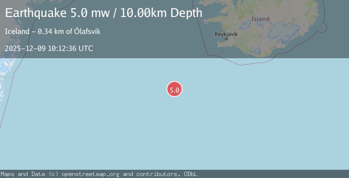 Map of ICELAND REGION