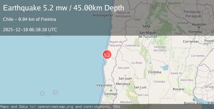 Map of ATACAMA, CHILE