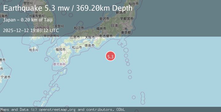 Map of IZU ISLANDS, JAPAN REGION