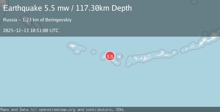 Map of RAT ISLANDS, ALEUTIAN ISLANDS
