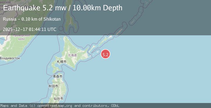 Map of KURIL ISLANDS