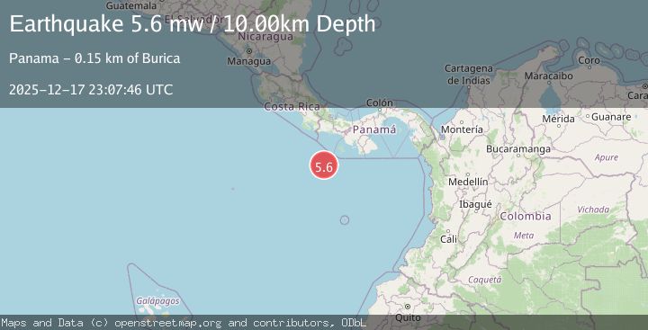 Map of SOUTH OF PANAMA